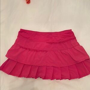 Pink Tiered Tennis Skirt size S